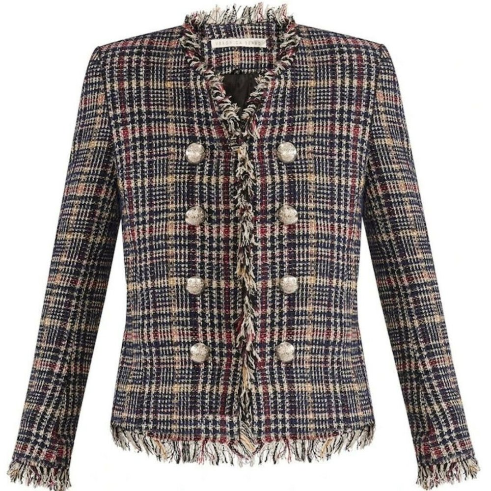 Veronica Beard Jerry Tweed Dickey Jacket Size 8 NWOT